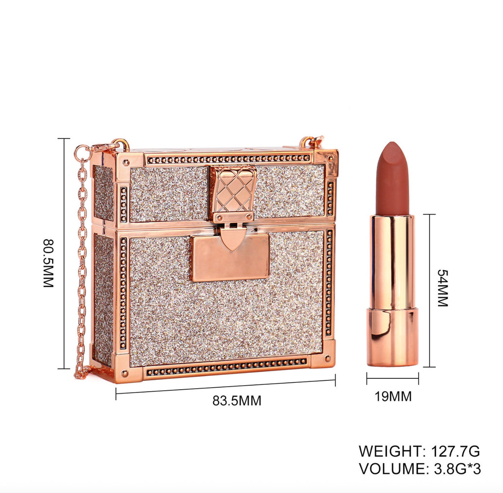3-Piece Matte Lipstick Set
